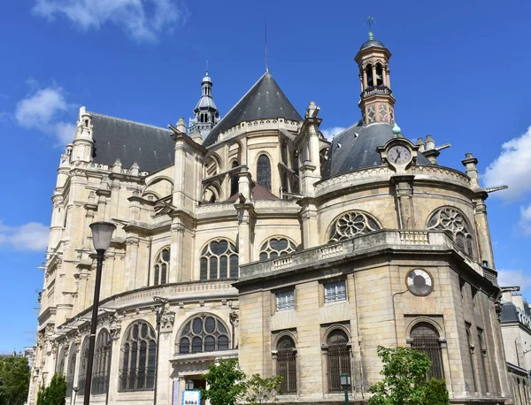 Saint Eustache Gothic Church Les Halles Neighbourhood Paris France — Fotografia de Stock