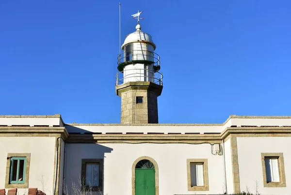 Faro Larino Larino Lighthouse Punta Insua Rias Baixas Region Coruna — Stock Photo, Image