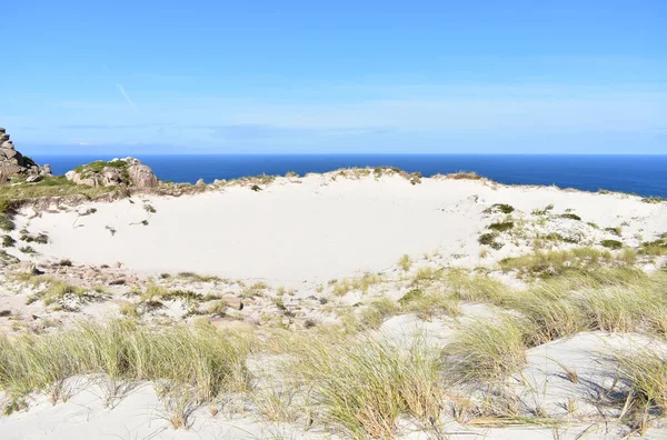 Una Duna Arena Gigante Acantilado Duna Rampante Monte Branco Duna —  Fotos de Stock