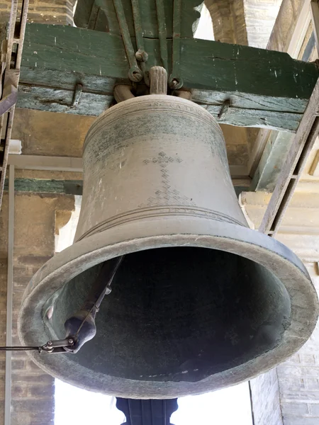 Church   bell cathedral view from below — Stock Photo, Image