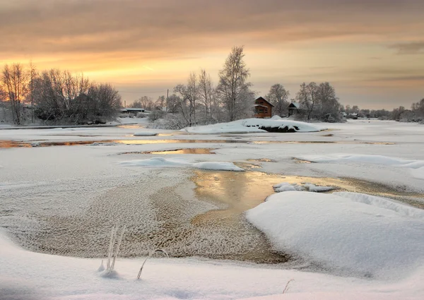 Zimowe Karelia — Zdjęcie stockowe