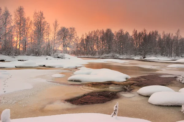 Зима в Карелії — стокове фото