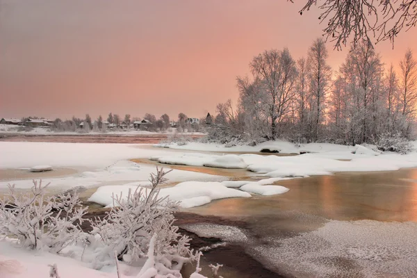 Winter in Karelien — Stockfoto