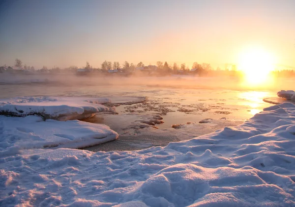 Inverno na Carélia — Fotografia de Stock