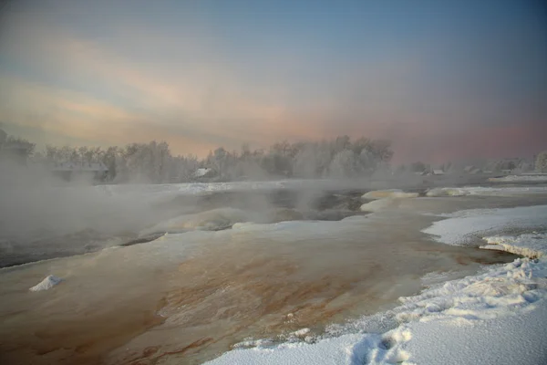 Zima w Karelii — Zdjęcie stockowe