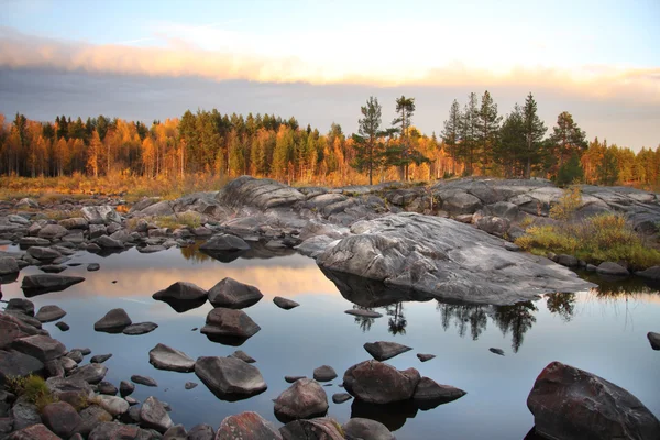 Herfst in Karelië — Stockfoto