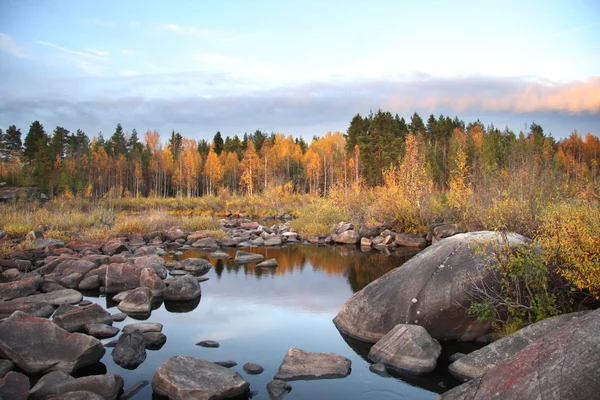 Herbst in Karelien — Stockfoto