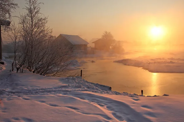 Zima w Karelii Obraz Stockowy