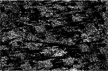 Siyah beyaz desenli, noktalı, lekeli, çizik ve çizikli sıkıntılı bir arkaplan. Soyut vektör illüstrasyonu.