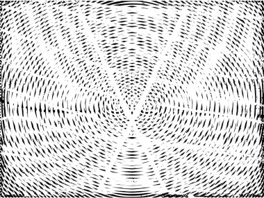 Siyah beyaz desenli, noktalı, lekeli, çizik ve çizikli sıkıntılı bir arkaplan. Soyut vektör illüstrasyonu.