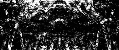 Siyah beyaz desenli, noktalı, lekeli, çizik ve çizikli sıkıntılı bir arkaplan. Soyut vektör illüstrasyonu.