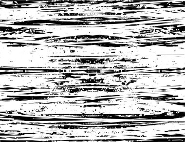 Siyah beyaz desenli, noktalı, lekeli, çizik ve çizikli sıkıntılı bir arkaplan. Soyut vektör illüstrasyonu.