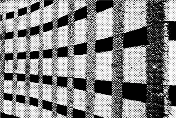 Fond Tourmenté Texture Noire Blanche Avec Points Taches Rayures Lignes — Image vectorielle