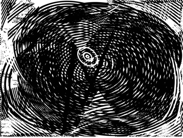 Занепокоєний Фон Чорно Білій Текстурі Точками Плямами Подряпинами Лініями Анотація — стоковий вектор