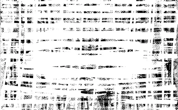 Fond Tourmenté Texture Noire Blanche Avec Points Taches Rayures Lignes — Image vectorielle