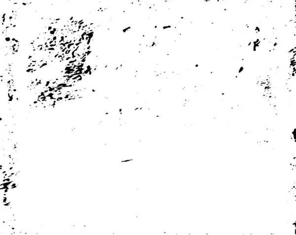 Fondo Angustiado Textura Blanco Negro Con Puntos Manchas Arañazos Líneas — Archivo Imágenes Vectoriales