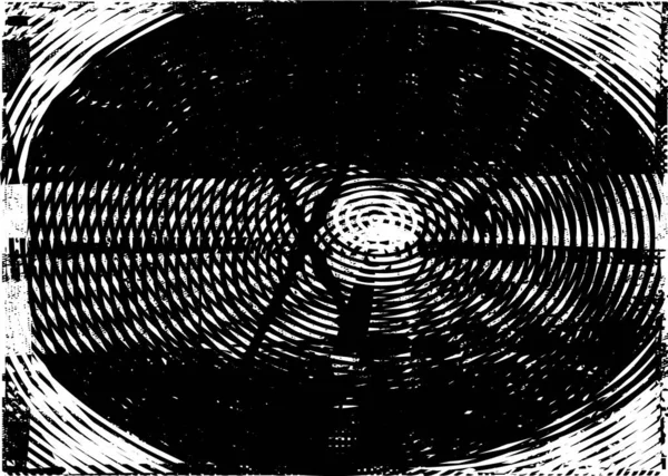 ドット スポット 傷や線で黒と白のテクスチャで落ち込んだ背景 抽象ベクトル図 — ストックベクタ