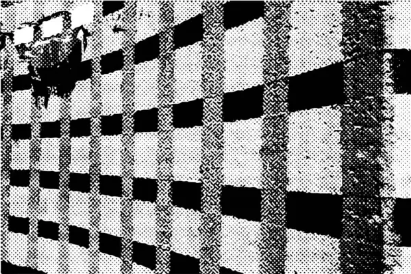 Fond Tourmenté Texture Noire Blanche Avec Points Taches Rayures Lignes — Image vectorielle