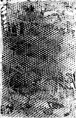 Siyah beyaz desenli, noktalı, lekeli, çizik ve çizikli sıkıntılı bir arkaplan. Soyut vektör illüstrasyonu.