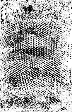 Siyah beyaz desenli, noktalı, lekeli, çizik ve çizikli sıkıntılı bir arkaplan. Soyut vektör illüstrasyonu.