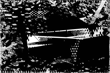 Çizik ve çiziklerle dolu siyah beyaz bir arka plan. Soyut vektör illüstrasyonu.