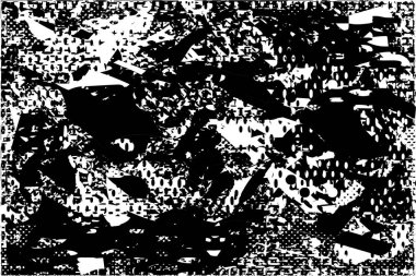 Çizik ve çiziklerle dolu siyah beyaz bir arka plan. Soyut vektör illüstrasyonu.