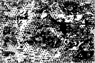 Çizik ve çiziklerle dolu siyah beyaz bir arka plan. Soyut vektör illüstrasyonu.