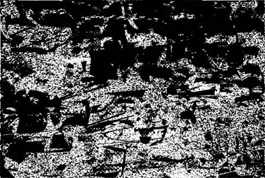 Çizik ve çiziklerle dolu siyah beyaz bir arka plan. Soyut vektör illüstrasyonu.