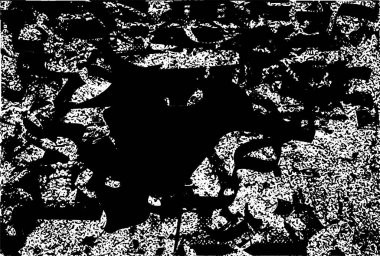 Çizik ve çiziklerle dolu siyah beyaz bir arka plan. Soyut vektör illüstrasyonu.