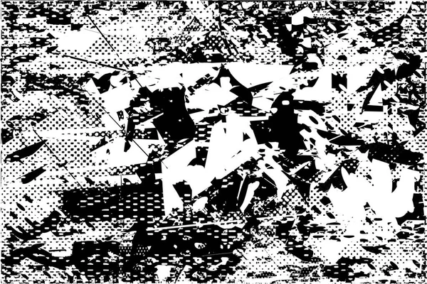 Çizik ve çiziklerle dolu siyah beyaz bir arka plan. Soyut vektör illüstrasyonu.