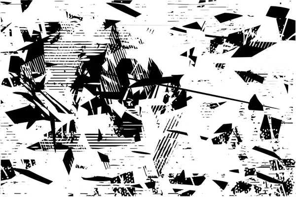 Çizik ve çiziklerle dolu siyah beyaz bir arka plan. Soyut vektör illüstrasyonu.