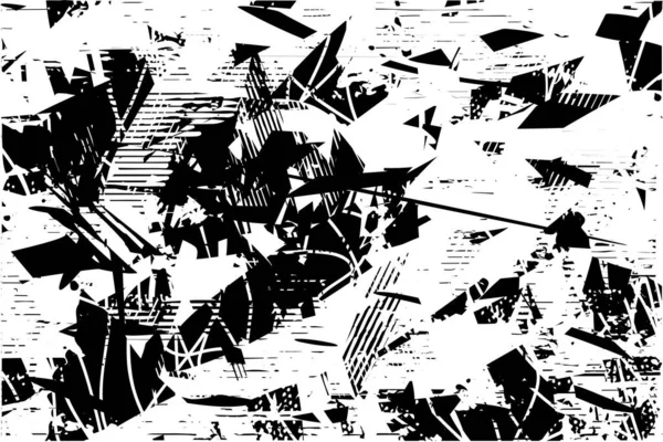 Çizik ve çiziklerle dolu siyah beyaz bir arka plan. Soyut vektör illüstrasyonu.