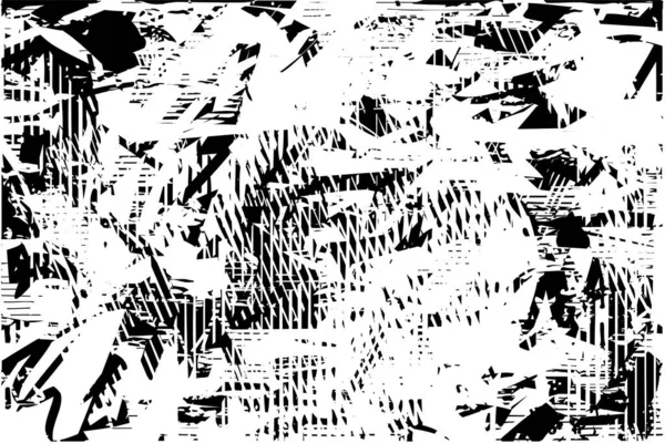 Çizik ve çiziklerle dolu siyah beyaz bir arka plan. Soyut vektör illüstrasyonu.