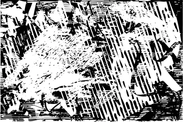 Çizik ve çiziklerle dolu siyah beyaz bir arka plan. Soyut vektör illüstrasyonu.