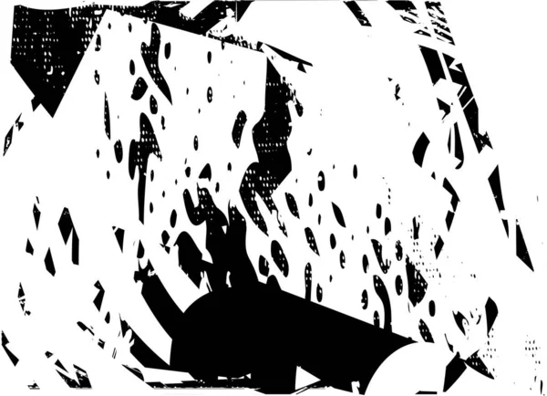 Çizik ve çiziklerle dolu siyah beyaz bir arka plan. Soyut vektör illüstrasyonu.