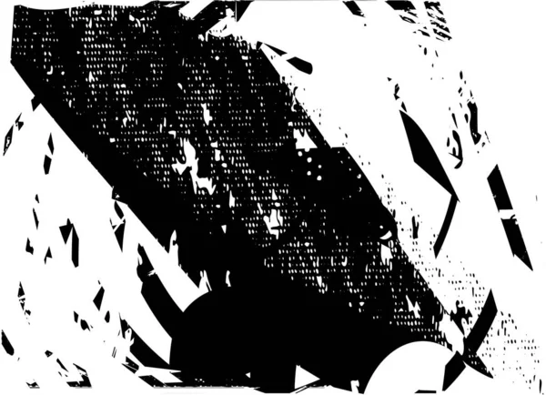 Çizik ve çiziklerle dolu siyah beyaz bir arka plan. Soyut vektör illüstrasyonu.