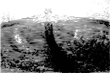 Siyah beyaz desenli, noktalı, lekeli, çizik ve çizikli sıkıntılı bir arkaplan. Soyut vektör illüstrasyonu.