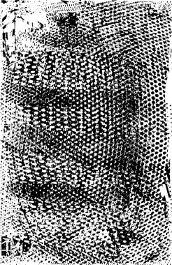 Siyah beyaz desenli, noktalı, lekeli, çizik ve çizikli sıkıntılı bir arkaplan. Soyut vektör illüstrasyonu.