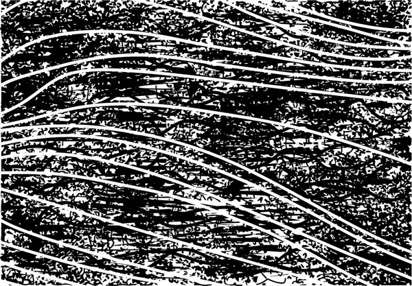 Siyah beyaz desenli, noktalı, lekeli, çizik ve çizikli sıkıntılı bir arkaplan. Soyut vektör illüstrasyonu.