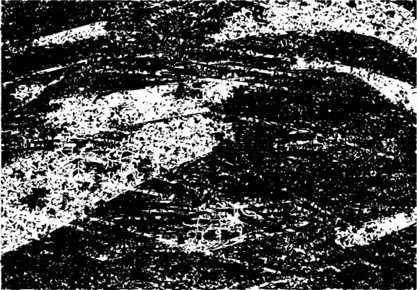 Gestresste Achtergrond Zwart Wit Textuur Met Stippen Vlekken Krassen Lijnen — Stockvector