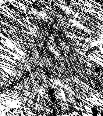 Siyah beyaz desenli, noktalı, lekeli, çizik ve çizikli sıkıntılı bir arkaplan. Soyut vektör illüstrasyonu.