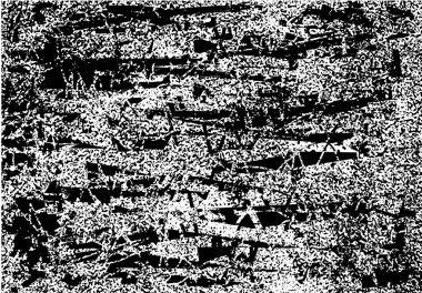 Siyah beyaz desenli, noktalı, lekeli, çizik ve çizikli sıkıntılı bir arkaplan. Soyut vektör illüstrasyonu.