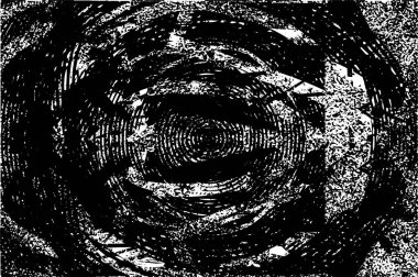 Çizik ve çiziklerle dolu siyah beyaz bir arka plan. Soyut vektör illüstrasyonu.