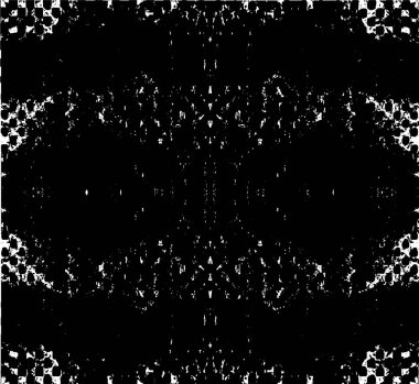 Çizik ve çiziklerle dolu siyah beyaz bir arka plan. Soyut vektör illüstrasyonu.