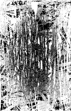 Çizik ve çiziklerle dolu siyah beyaz bir arka plan. Soyut vektör illüstrasyonu.