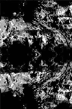 Çizik ve çiziklerle dolu siyah beyaz bir arka plan. Soyut vektör illüstrasyonu.