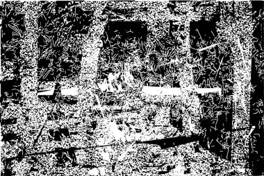 Çizik ve çiziklerle dolu siyah beyaz bir arka plan. Soyut vektör illüstrasyonu.