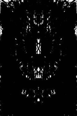 Çizik ve çiziklerle dolu siyah beyaz bir arka plan. Soyut vektör illüstrasyonu.