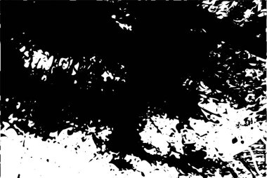 Çizik ve çiziklerle dolu siyah beyaz bir arka plan. Soyut vektör illüstrasyonu.