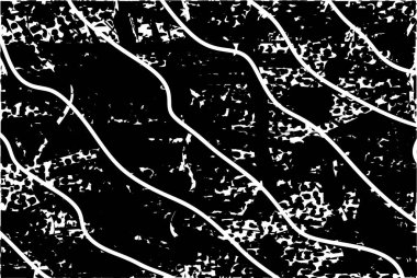 Çizik ve çiziklerle dolu siyah beyaz bir arka plan. Soyut vektör illüstrasyonu.